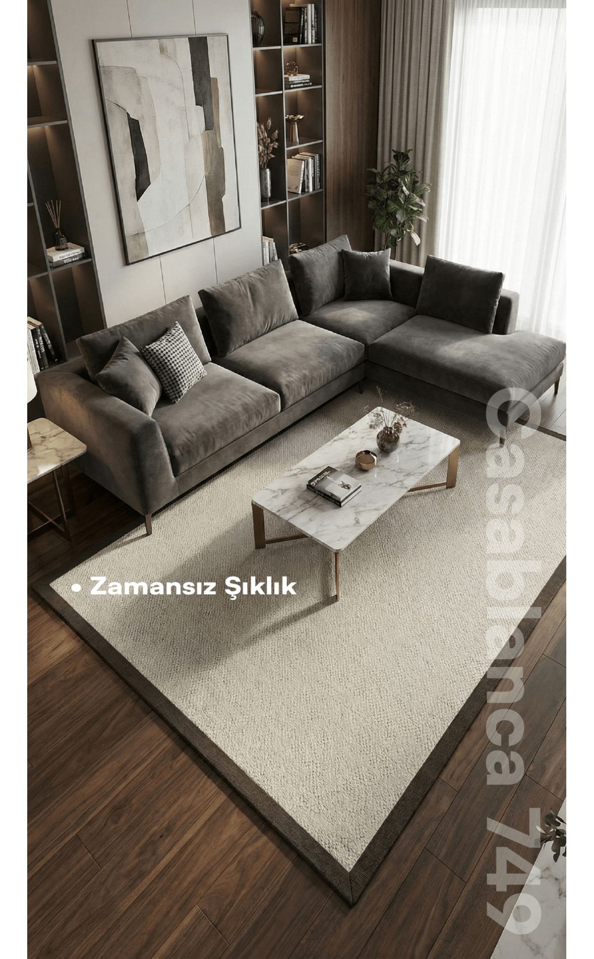 Bordürlü Yün Bukle "Casablanca 749"